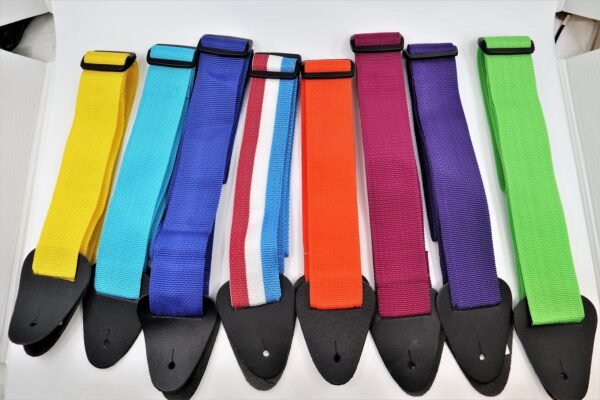 COLOURED GUITAR STRAPS